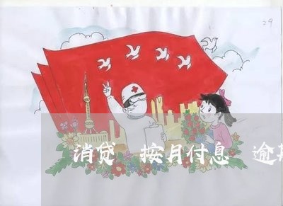 消贷 按月付息 逾期